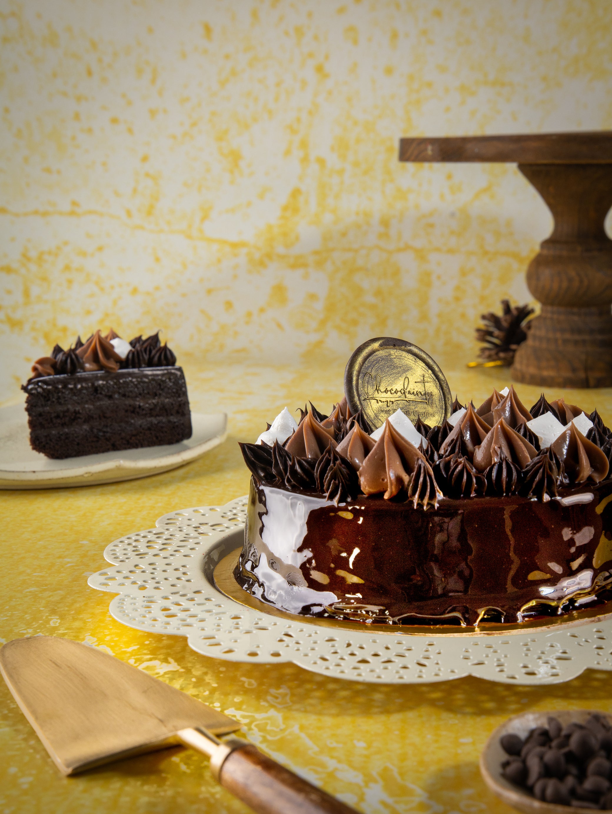 Rich Chocolate Truffle Cake (Sugar Free)