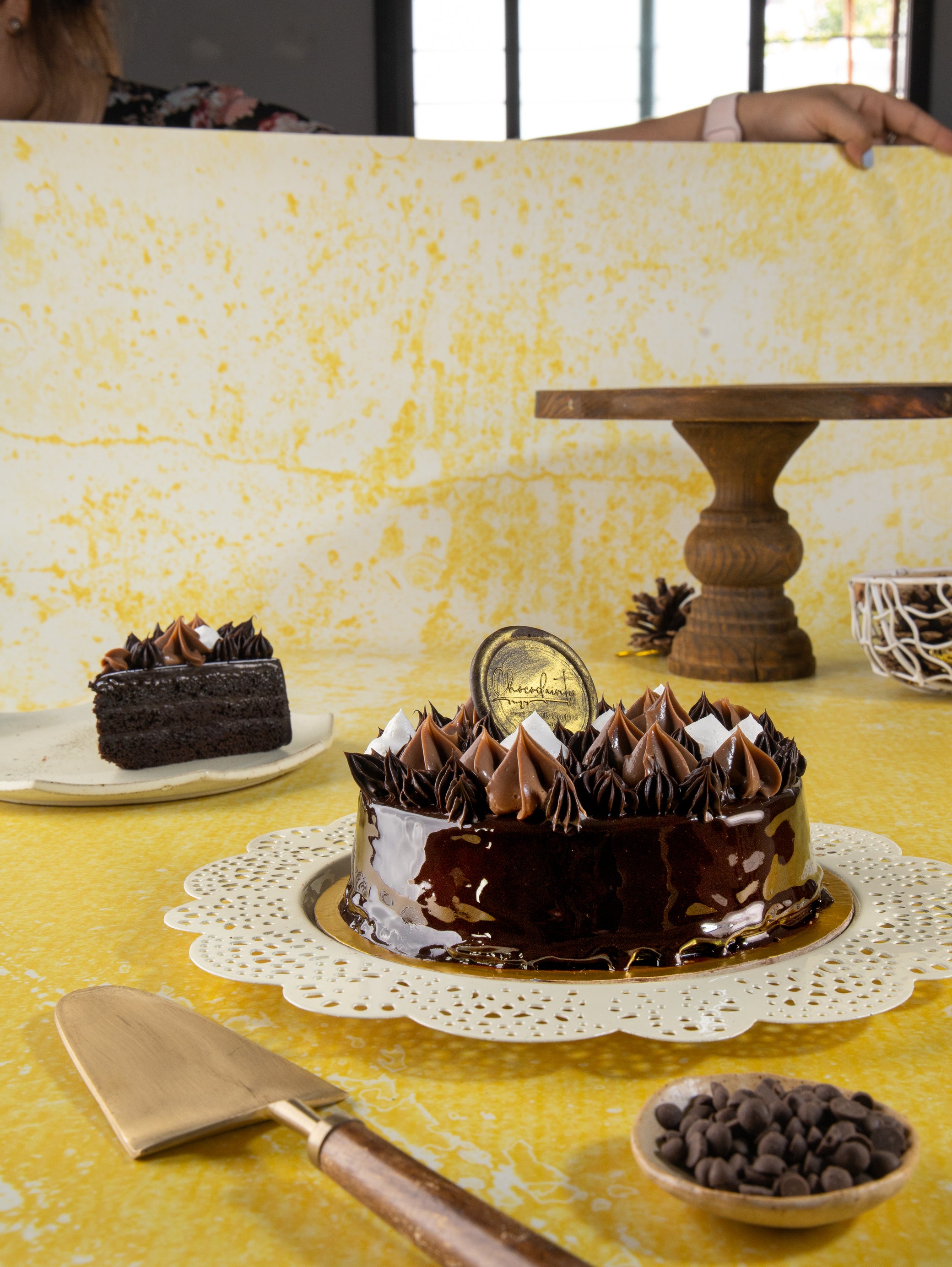 Rich Chocolate Truffle Cake (Sugar Free)