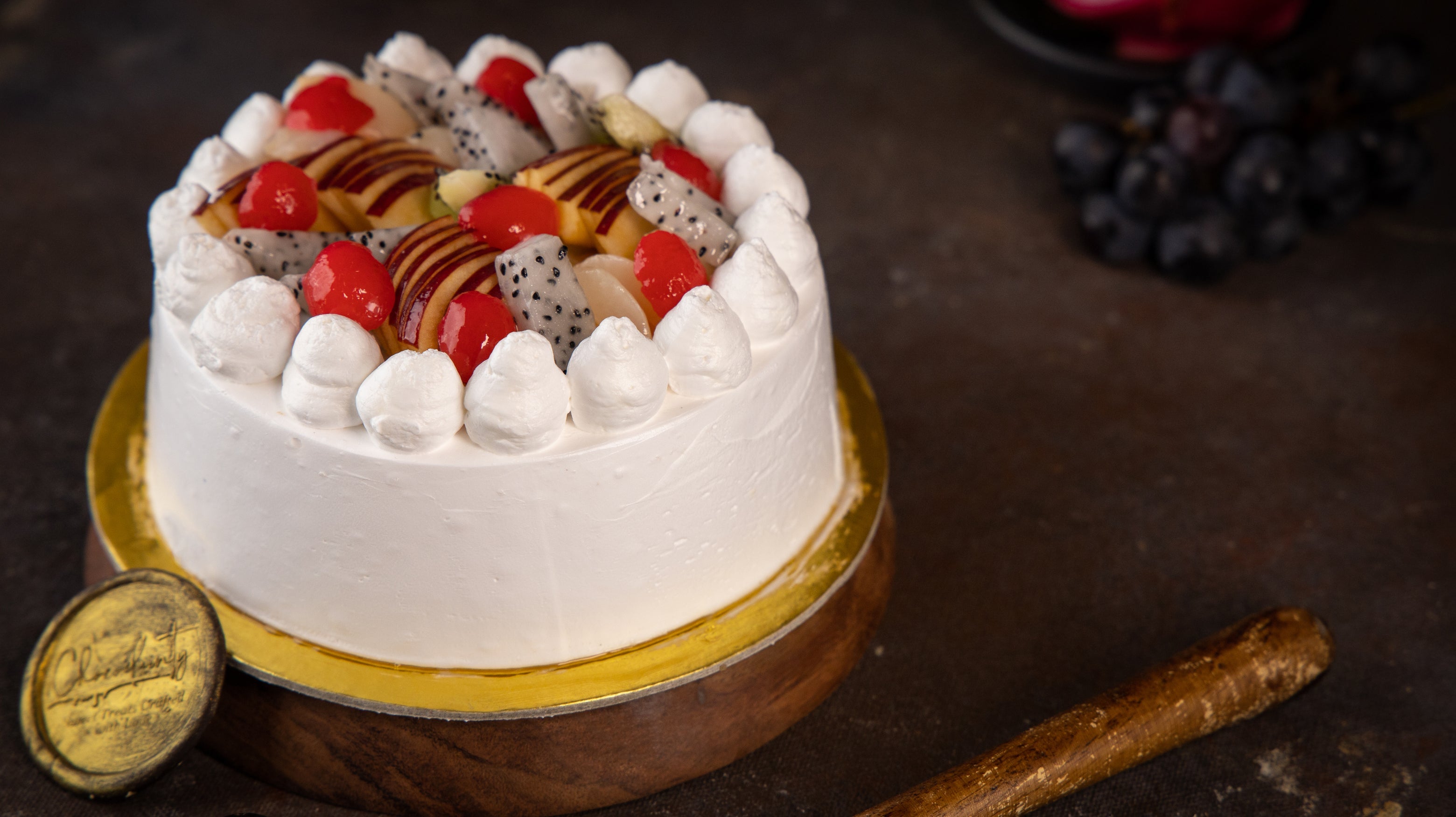 Boozy White Chocolate and Cherry Ice-Cream Cake – for my senses.